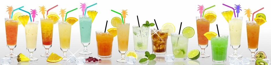 Fertige Cocktails - Servierrvorschläge für das Starter Set mit 14 Cocktails 