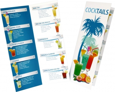 Cocktailkarte A4 - 14 Cocktails